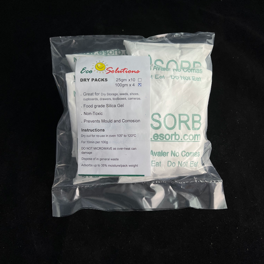 ESorb 4x 100gm Dry Packs from HealthyHomeSolutions.com.au